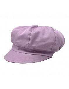 Casquette Gavroche Crambes rose lilas profile