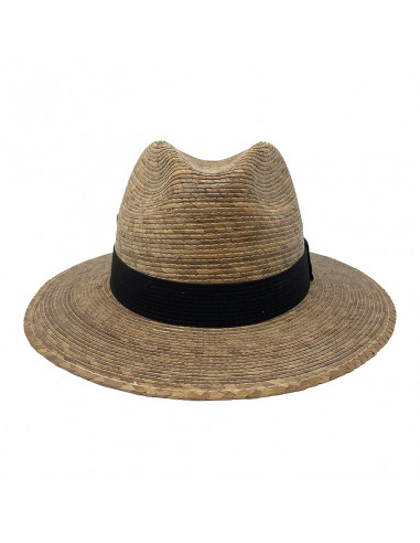 A441 Chapeau Traveller Clint Palmera, paille naturelle face