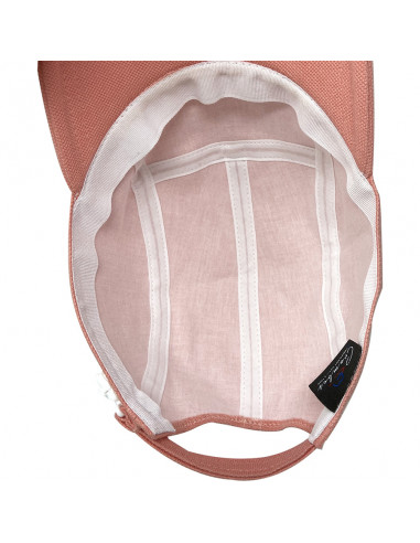 A600 Casquette Baseball Board Pique Crambes saumon intérieur