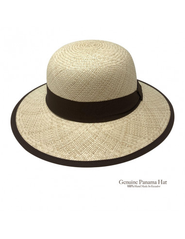 C163 Chapeau coco Femme Panama naturel profile 2