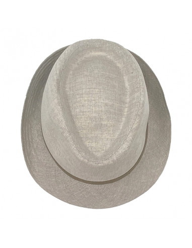 Chapeau bord court Trilby Lin Auréga haut