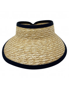 Visière Femme Paille naturelle profile 2