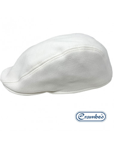 A601 casquette fabriqué en France- Crambes homme été coloris blanc profile