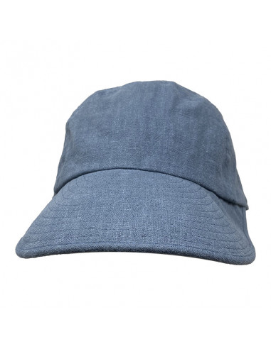 Casquette souple pliable crambes bleu face