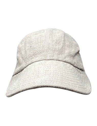 Casquette souple pliable crambes naturel face