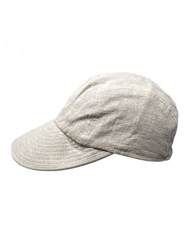 Casquette souple pliable crambes naturel profile
