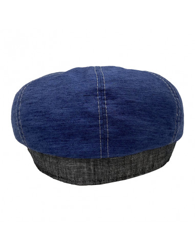 Casquette Raffaele Marone Gavroche Y681 bleu dos