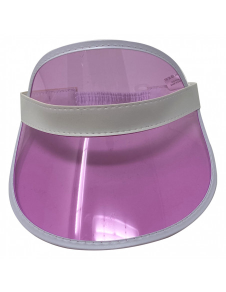 M302 sunn 25 visière transparente couleur rose face