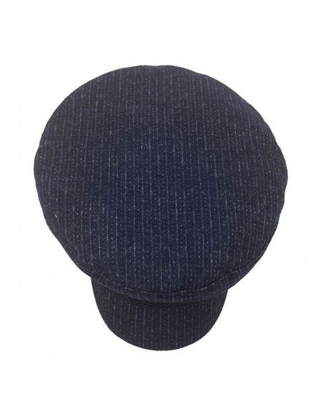 Casquette Marin S946  Coton Riders Pinstripe - Stetson haut