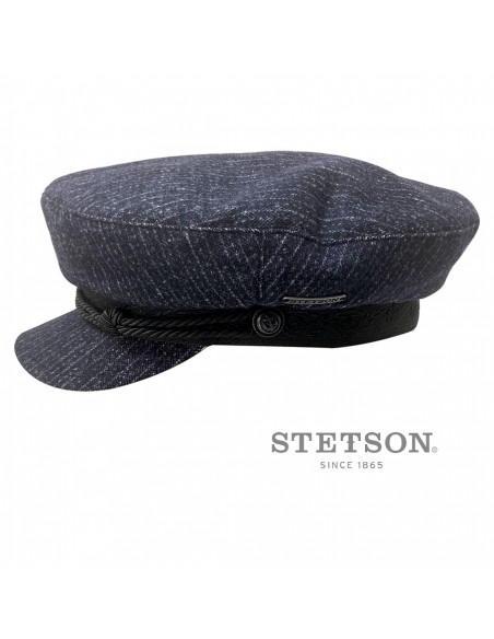 Casquette Marin S946  Coton Riders Pinstripe - Stetson PROFIL 1