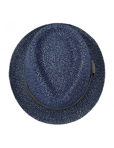 Chapeau Trilby Reidton Toyo S069 Bleu haut