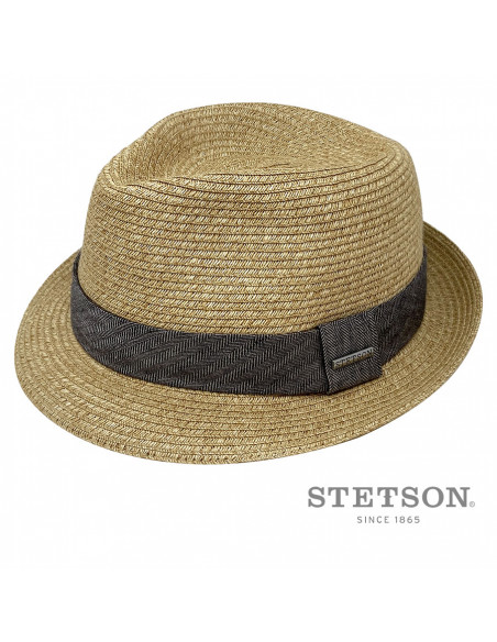 Chapeau Trilby Reidton Toyo S069 naturel profile
