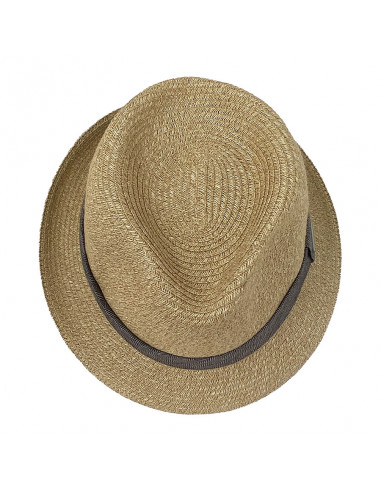Chapeau Trilby Reidton Toyo S069 naturel haut