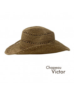 I012 chapeau raphia crochet cowboy naturel pro1 2