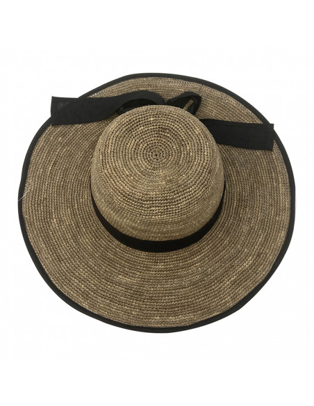 E111 Capeline crochet foulard thé rabarany haut