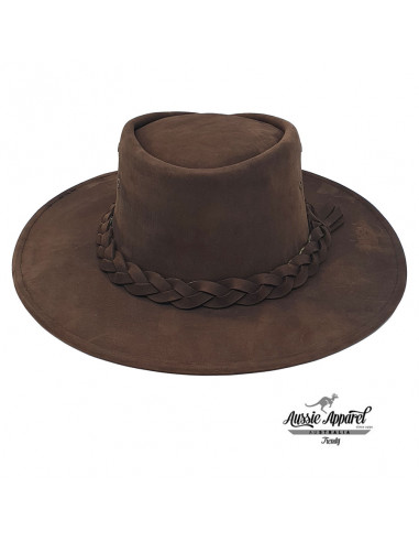 Chapeau Cuir BRUMBY - Aussie Apparel face
