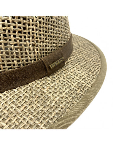 Chapeau Traveller Seagrass - Stetson détail
