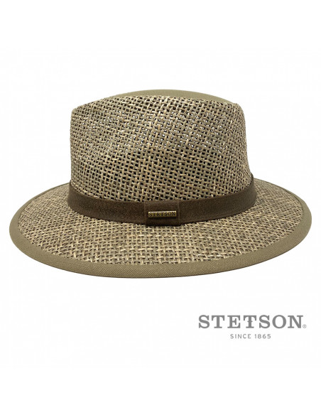 Chapeau Traveller Seagrass - Stetson profile