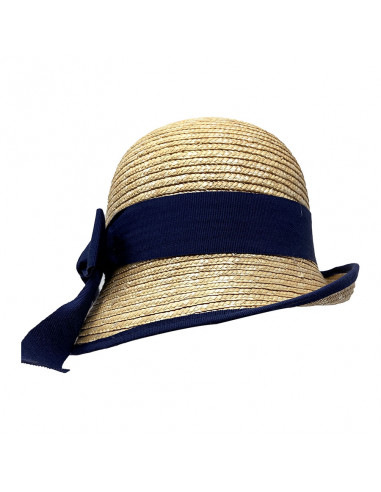 Chapeau Cloche Paille Cousue - Anna Rizzo