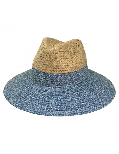 Chapeau Traveller Femme F133 bleu face 2