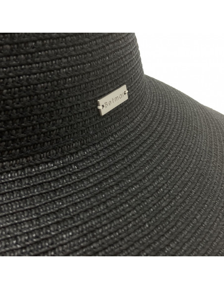 Capeline Gossamer F180 noir détail Capeline Gossamer F180 noir détail