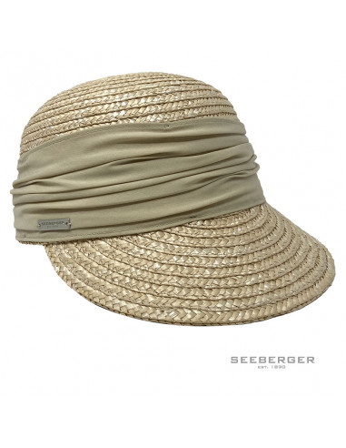 Casquette paille Seeberger F323 naturelle profile 2