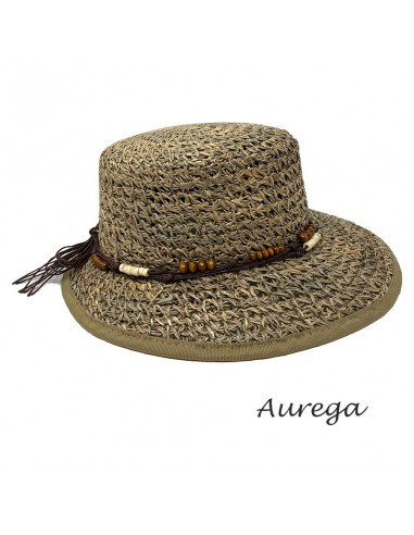 Chapeau Casquette Virginia Paille Seagrass - Aurega - G340 PROFILE