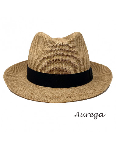 Chapeau Matteo Raphia Extra Fin - Aurega G441 face