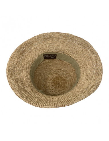 Chapeau cloche Crochet - Chapeau Victor - I014 naturel intérieur