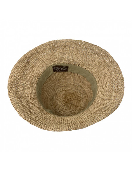 Chapeau cloche Crochet - Chapeau Victor - I014 naturel intérieur