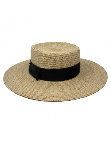 Canotier Raphia Rétro - I016 - Profile 2