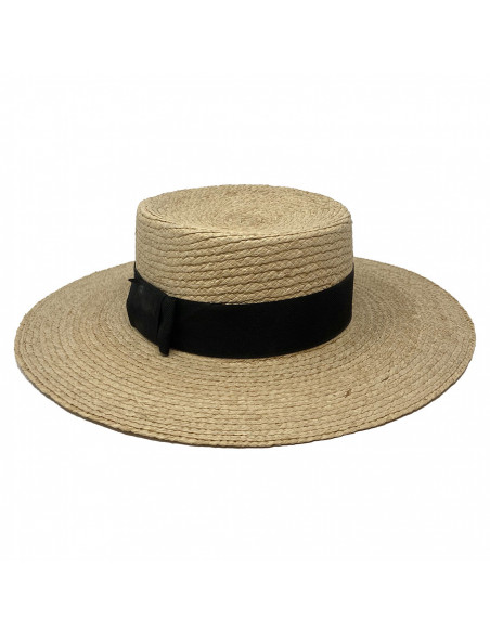 Canotier Raphia Rétro - I016 - Profile 2 Canotier Raphia Rétro - I016 - Profile 2