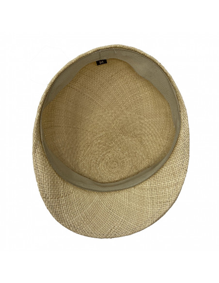 Casquette Beret Golf Panama - J660 naturel intérieur