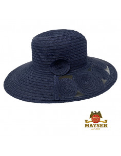 Chapeau Femme Chanvre Jeniffer - Mayser - M101 blanc profile 2