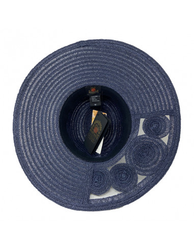 Chapeau Femme Chanvre Jeniffer - Mayser - M101 peu marine intérieur