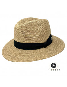 Chapeau Traveller Raphia Crochet Extra Fino - Flechet - F431profile