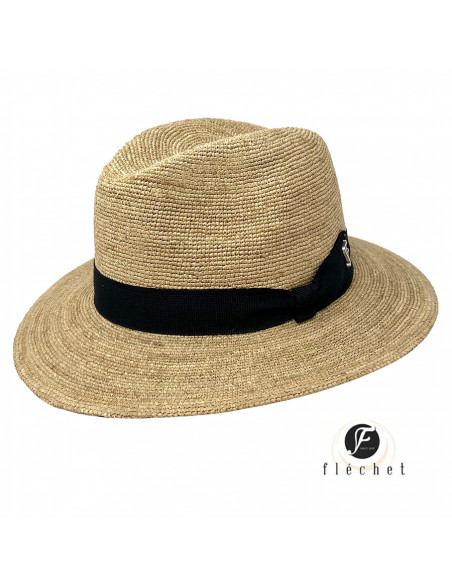 Chapeau Traveller Raphia Crochet Extra Fino - Flechet - F431profile