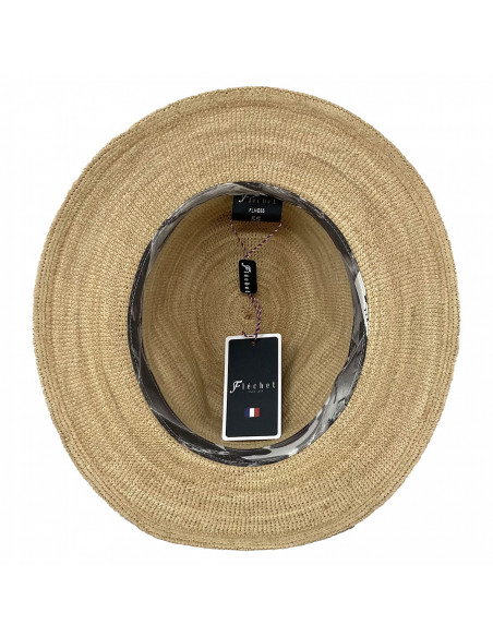 Chapeau Traveller Raphia Crochet Extra Fino - Flechet - F431