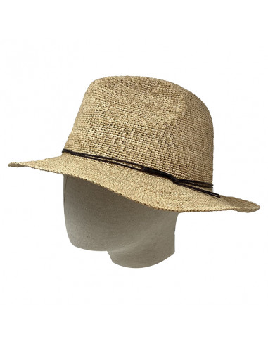 Chapeau Raphia Crochet Relax - Y403 porté
