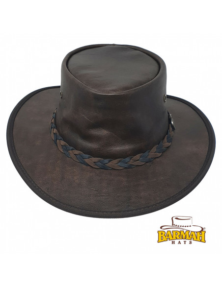 Chapeau Cuir Sundower - Barmah face
