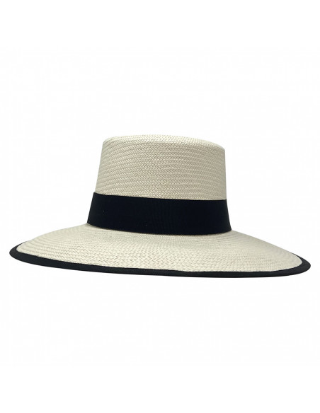 Chapeau Panama Cordobes - Chapeau Victor blanc face Chapeau Panama Cordobes - Chapeau Victor blanc face