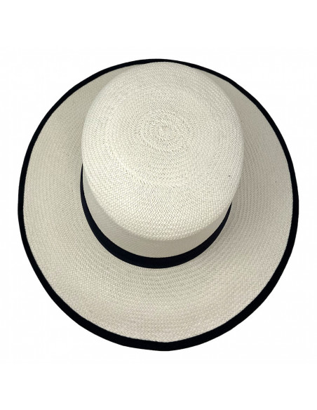 Chapeau Panama Cordobes - Chapeau Victor blanc haut Chapeau Panama Cordobes - Chapeau Victor blanc haut