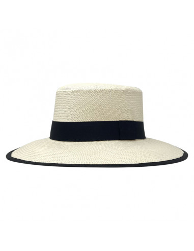 Chapeau Panama Cordobes - Chapeau Victor blanc profile