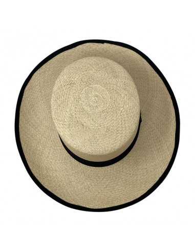 Chapeau Panama Cordobes - Chapeau Victor naturel haut