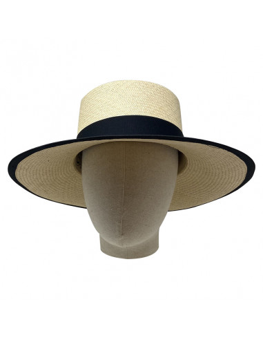 Chapeau Panama Cordobes - Chapeau Victor naturel porté face