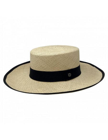 Chapeau Panama Cordobes - Chapeau Victor naturel profile Chapeau Panama Cordobes - Chapeau Victor naturel profile