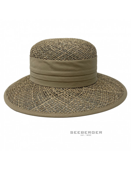 Chapeau Femme seagrass Ajouré- Seeberger - B140 Chapeau Femme seagrass Ajouré- Seeberger - B140