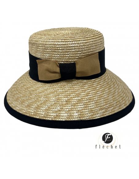 Chapeau Cloche Paille Extra - Fléchet