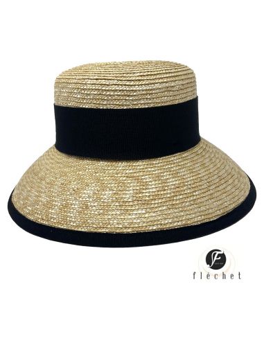 Chapeau Cloche Paille Extra - Fléchet