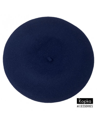 Béret classique Kopka Laine navy